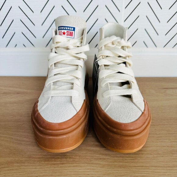 ⭐Converse Chuck Taylor All Star Women shoes Sz 7.5 Cruise Egret HI Suede A09088C - Picture 6 of 10